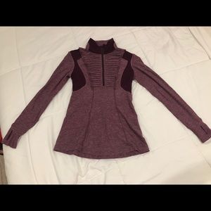 Lululemon Half Zip Long Sleeve - Size 4